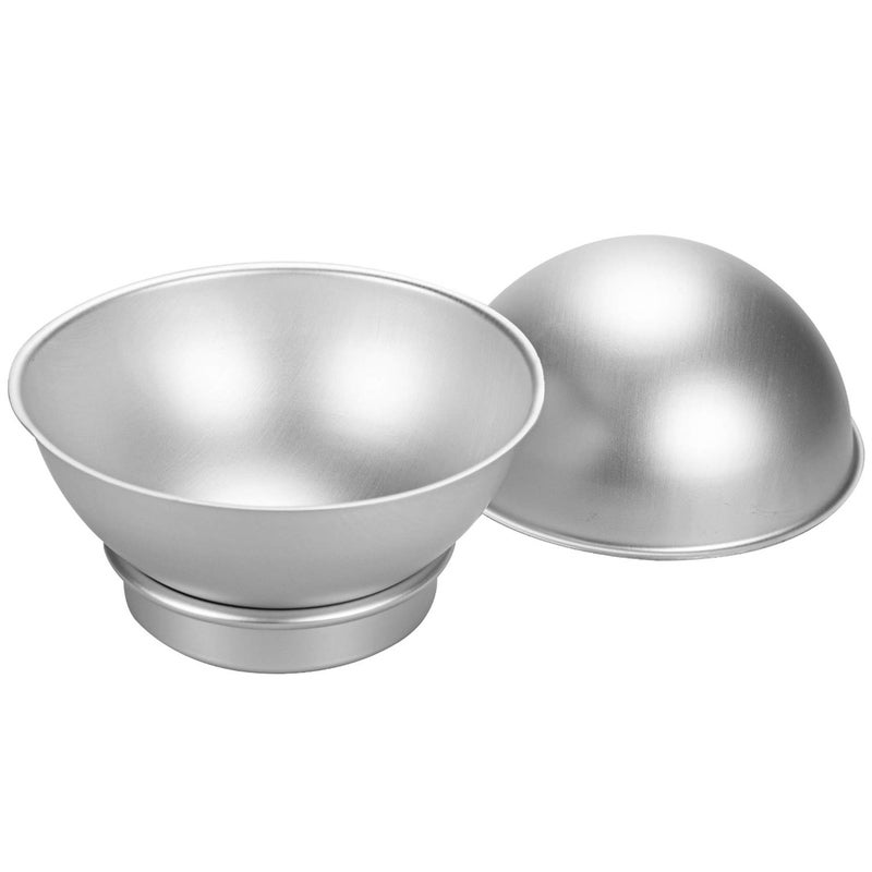 Hedume Set of 8 Cake Sphere Pan, 6.5 Inches 3D Sports Ball Cake Pan to Create Any Ball Shaped Cake, Includes 4 Semicircles and 4 Chassis - Image 3